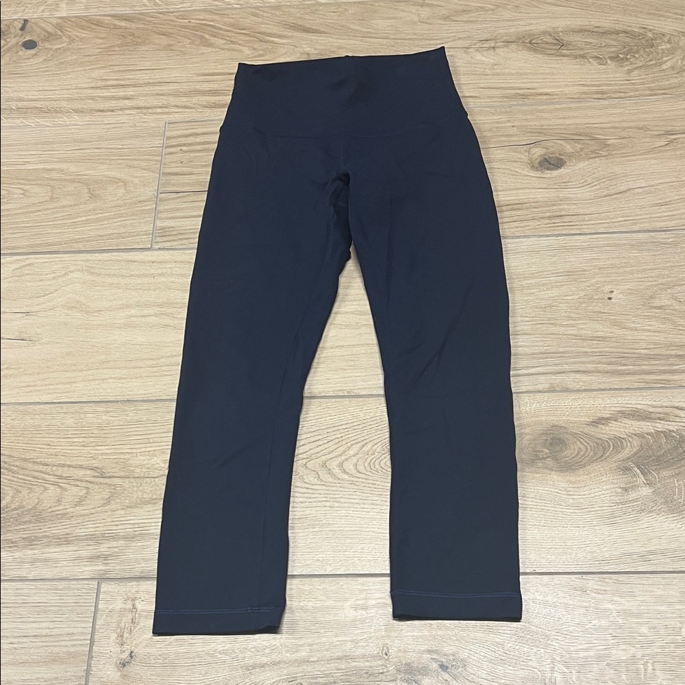 Lululemon Wunder Train High-Rise Crop 21" - Navy blue